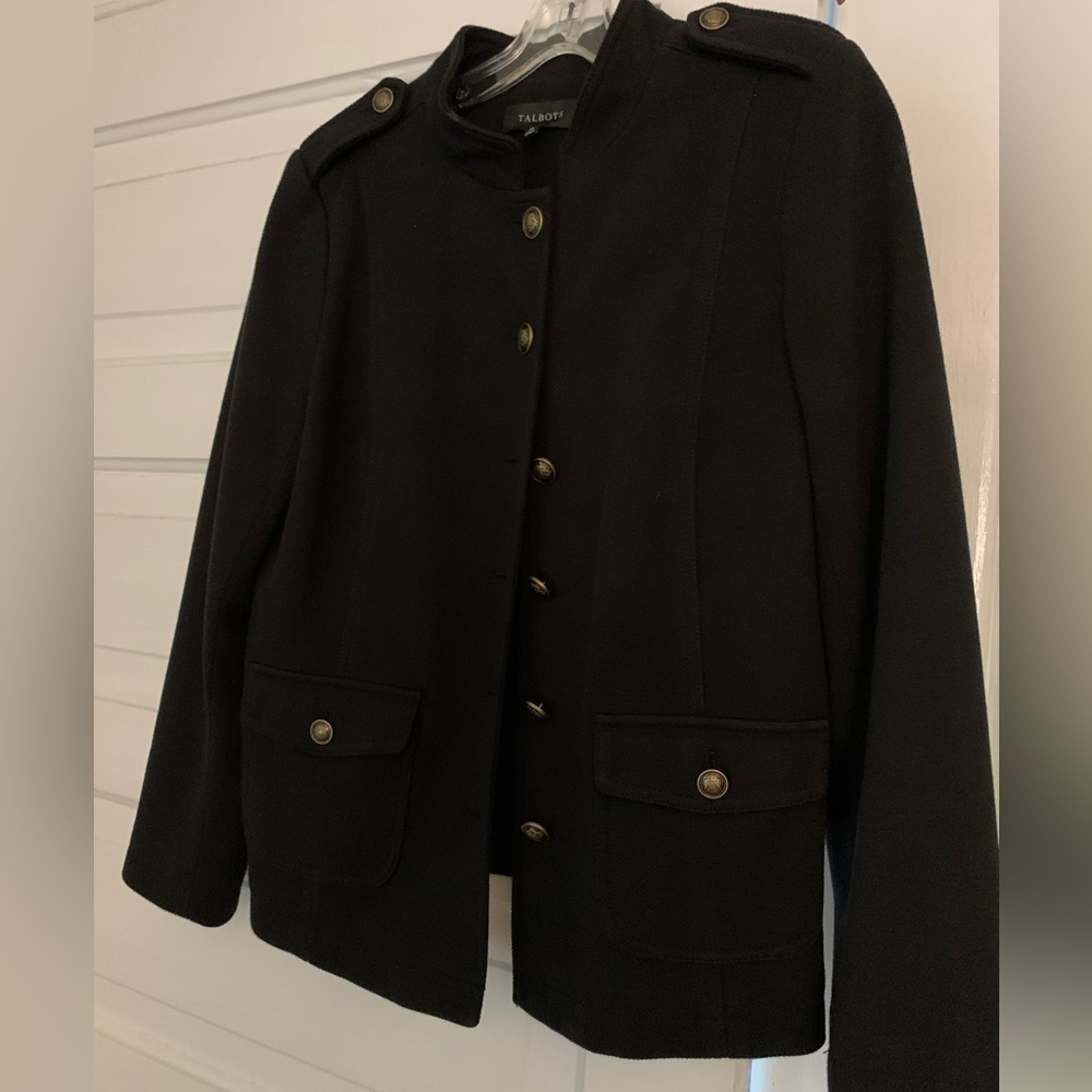 10 Talbots Military Style Jacket